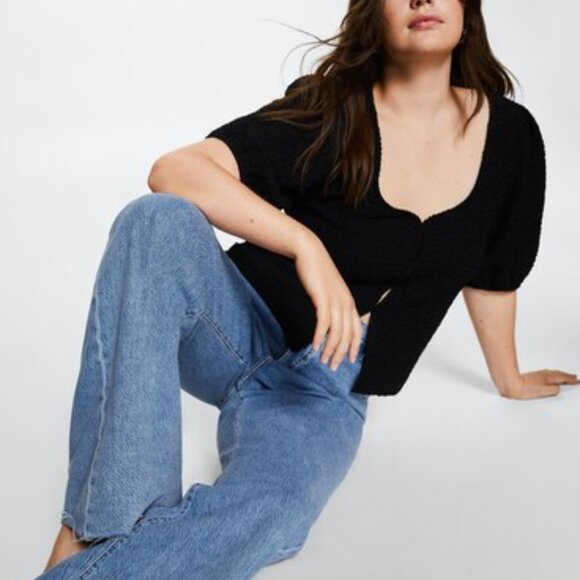 Mango Textured Knit Top - Picture 5 of 9